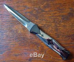 Don Losier Custom Gambler Dagger Dirk Fighter 80's Knife Knive Stiletto Stunning