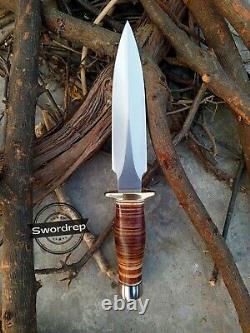 Double edged Short Sword Outdoor Hunting Knife Dagger