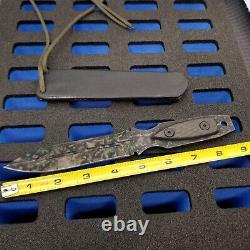 Duane Dwyer Knives Custom DDC 4.5 blade dagger knife strider carbon fiber