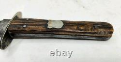 E. M. Dickinson Stag Handle Dagger Knife Sheffield