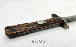 E. M. Dickinson Stag Handle Dagger Knife Sheffield