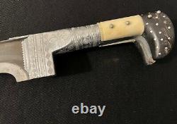 Early-20th Century Afghan Pesh-Kabz Dagger -Middle Eastern Fighting Knife/Choora