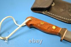 Early B. W. Baker Original Custom Knife Dagger + Sheath New Zealand Pre Svord