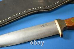 Early B. W. Baker Original Custom Knife Dagger + Sheath New Zealand Pre Svord