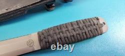 Ek #2C Commando Knife Dagger Black Paracord + Sheath & Box TR328 Ek #2C Commando Knife Dagger Black Paracord + Sheath & Box TR328