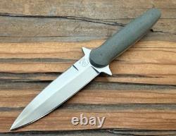 Erik Loreno Knives 8.875 Dagger, 4.12 1095 Blade, Micarta Handle, Custom Pouch