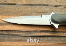 Erik Loreno Knives 8.875 Dagger, 4.12 1095 Blade, Micarta Handle, Custom Pouch