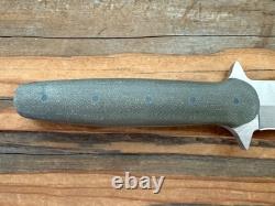 Erik Loreno Knives 8.875 Dagger, 4.12 1095 Blade, Micarta Handle, Custom Pouch