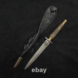 Fairbairn Sykes Commando England British Brass Fighting Knife Repro