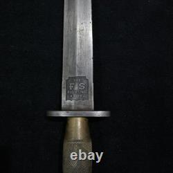 Fairbairn Sykes Commando England British Brass Fighting Knife Repro