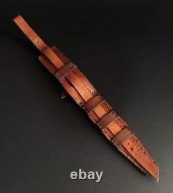 Fairbarin Sykes Dagger Knife High Carbon Steel With Leather Sheath Best Gift