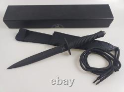 Fox FX-592 WAF Fairbairn Sykes Commando Dagger With Leather Sheath