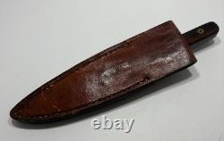 Frank J. Diluvio Custom Handmade Fighting/Boot Dagger with Tooled Leather Sheath