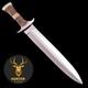 Full Tang Custom Handmade D2 Steel Tactical, Survival, Combat Dagger Blade Knife