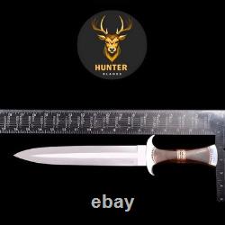 Full Tang Custom Handmade D2 Steel Tactical, Survival, Combat Dagger Blade Knife