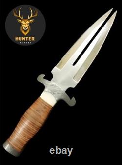 Full Tang Handmade D2 Steel EDC Survival, Hunting, Combat, Camping Dagger Knife