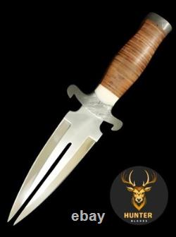 Full Tang Handmade D2 Steel EDC Survival, Hunting, Combat, Camping Dagger Knife