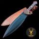 Full Tang Handmade D2 Steel Fixed Blade Combat Smatchet Knife Edc Hunting Dagger