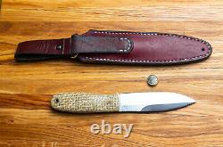 G. Dedyukhin Fixed Blade Hunting knife Dagger M390 Handmade in Bark River Style