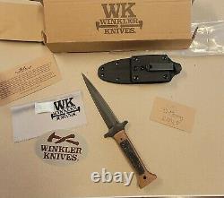 GBRS Group x Winkler Knives Combat Dagger (TAN) NEW In Box