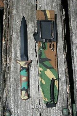 GERBER GUARDIAN II Stainless Camo Camouflage Knife Dagger Very Nice Condition