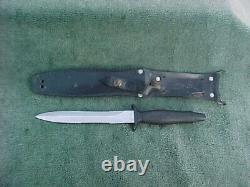 GERBER MK ll Fighting / Survival Dagger Fixed Blade Knife 1980s w Matching Sheat