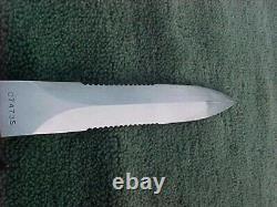 GERBER MK ll Fighting / Survival Dagger Fixed Blade Knife 1980s w Matching Sheat