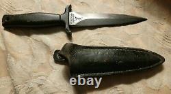 GERBER Vintage 1970s Mark I MKI Combat Knife Boot Dagger with Sheath VERY FINE