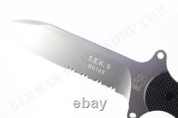 GERMAN EICKHORN S. E. K. P. II. TACTICAL DAGGER KNIFE WithG10 HANDLE SCALES SERRATED