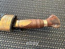 Genuine Tibetan handmade Nepal Khukuri Kukri Gurkha Knife Machete Sheath dagger