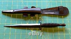 Genuine type 2 J Nowill & Sons Fairbairn-Sykes black Commando Fighting Knife