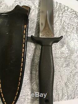 Gerber Boot Knife Dagger Mark 1 MK1 Low Serial #5460 With Brown Sheath