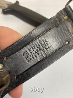 Gerber Guardian II RW Loveless Designed Dagger Knife Leather Scabbard Web USA