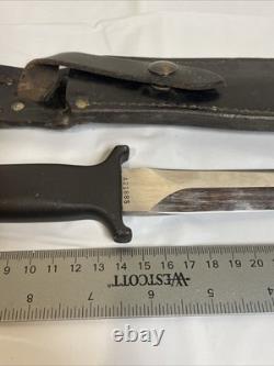 Gerber Guardian II RW Loveless Designed Dagger Knife Leather Scabbard Web USA