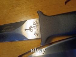 Gerber Guardian Knife Set Early 1980's Loveless Designed, Never Used