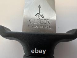 Gerber MARK II Black Dagger Combat Knife/ with Black Sheath SN# M9502S