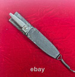 Gerber Mark II Combat Knife Commando Dagger With Sheath Vintage 1991 Excellent