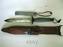 Gerber Mark II Knife 1973 Late Viet Nam Era Serial # 032297 & Hone 14 PPI Fine