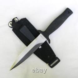 Gerber USA 1980th MARK I dagger w 5-inch blade, boot-carry sheath UNUSED