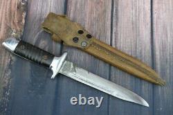 German Bulgarian Combat Trench Knife K98 Remake Dagger With Scabbard Ww2 Wwii