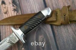 German Bulgarian Combat Trench Knife K98 Remake Dagger With Scabbard Ww2 Wwii