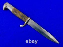 German Germany Antique WW1 Boot Trench Fighting Knife Dagger with Scabbard