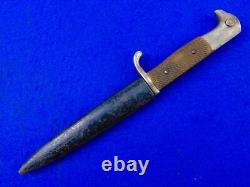 German Germany Antique WW1 Boot Trench Fighting Knife Dagger with Scabbard