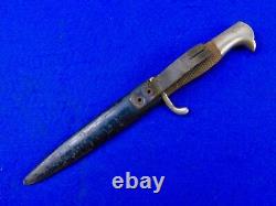 German Germany Antique WW1 Boot Trench Fighting Knife Dagger with Scabbard