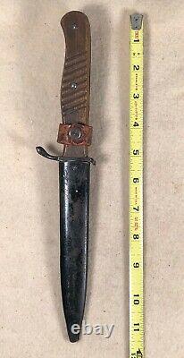 German WW1 WWI Trench Fighting Knife Dagger Kampfmesser Ern Rasiermesser STAMPED