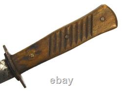 German WWI WW2 Combat Boot Knife Fighting Dagger Scabbard