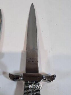 Gil Hibben Daggers Fixed Blade Knifes UC453 & UC441 Leather Clip Sheaths