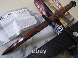 Gil Hibben Hellfyre Damascus Shadow Dual Edge Dagger Fixed Blade Knife GH0441RD