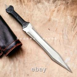 Gladius Handmade Carbon Steel Dagger Survival Boot Knife Combat Toothpick Dagger