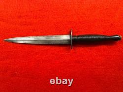 Good Fairbairn Sykes 3rd Ptn Fighting Knife By A. Wright & Sons, Sheffield (108)